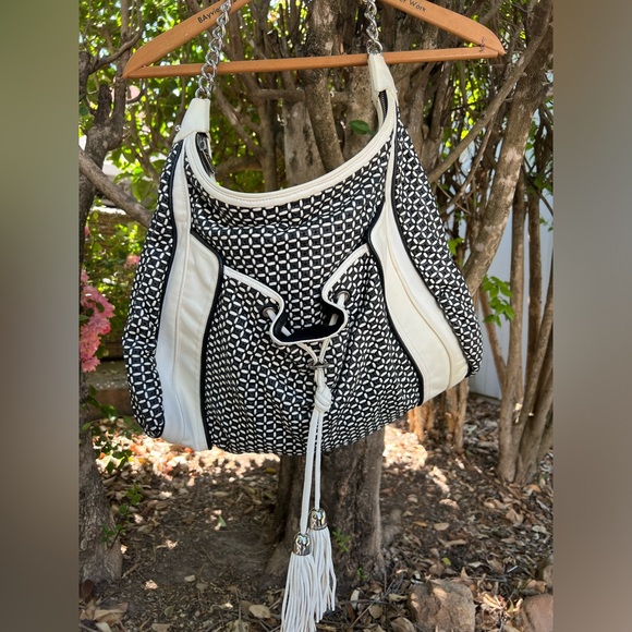 Zac Posen Italy woven leather purse handbag - Picture 3 of 16